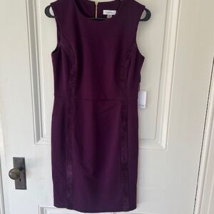 NWT Calvin Klein Purple dress, Sz 6